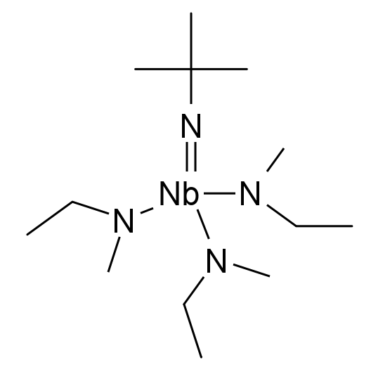 structures/Tert-butylimido tris(ethylmethylamido) niobium (TBTEMN).png